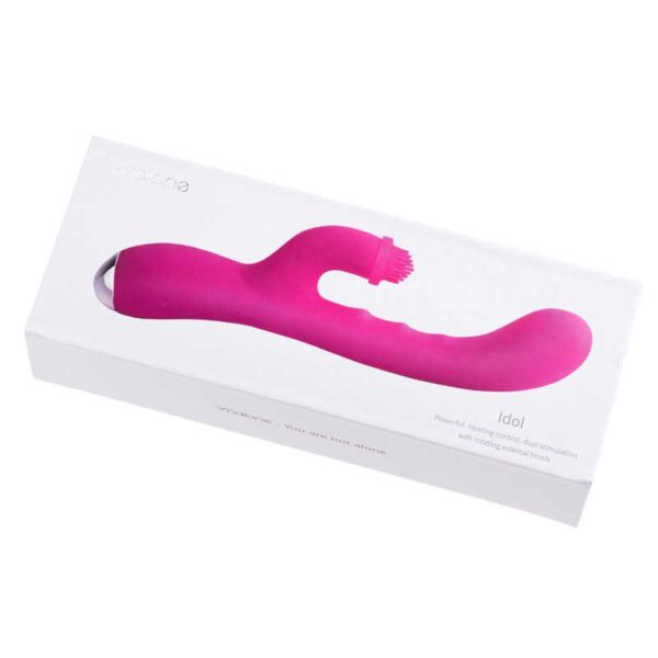 Vibrador estimulador de clítoris rotativo e ponto g recarregável nalone idol - Image 5