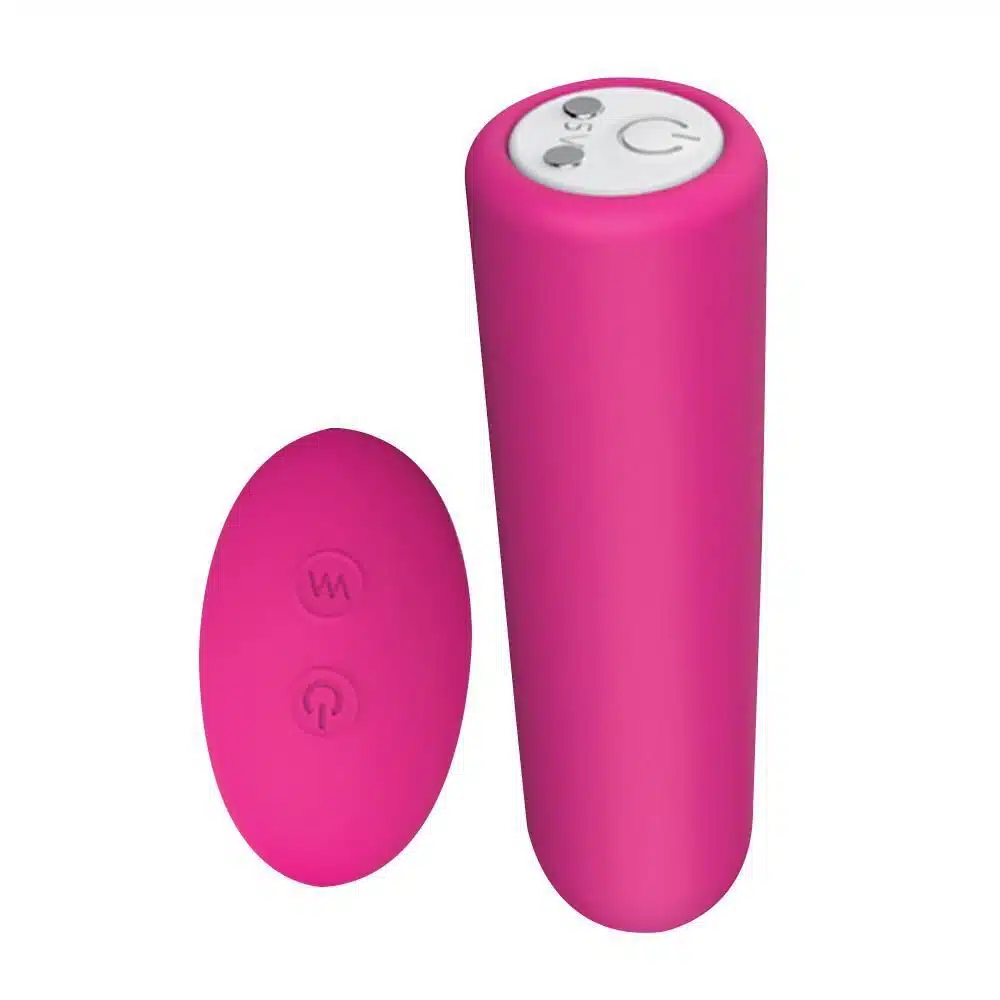 Intt control me bullet com controle remoto sem fio recarregável  Rosa  Imagem 2