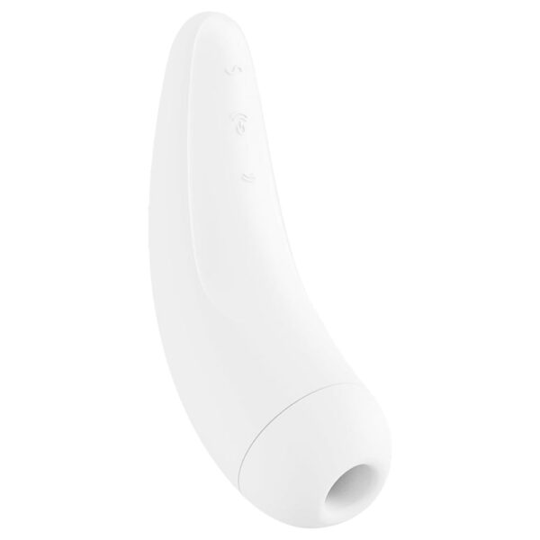 Satisfyer curvy 2+: Vibrador recarregável com sucção e aplicativo - Image 2