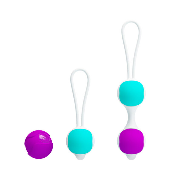 Bolas com peso para pompoar em silicone - Pretty love kegel ball - Image 7