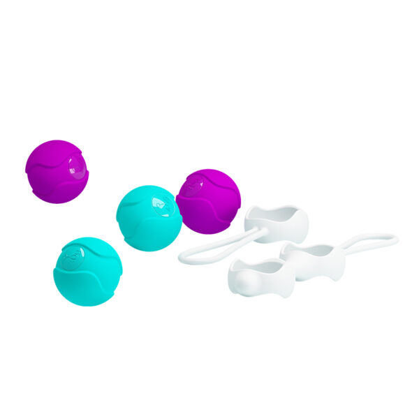 Bolas com peso para pompoar em silicone - Pretty love kegel ball - Image 4