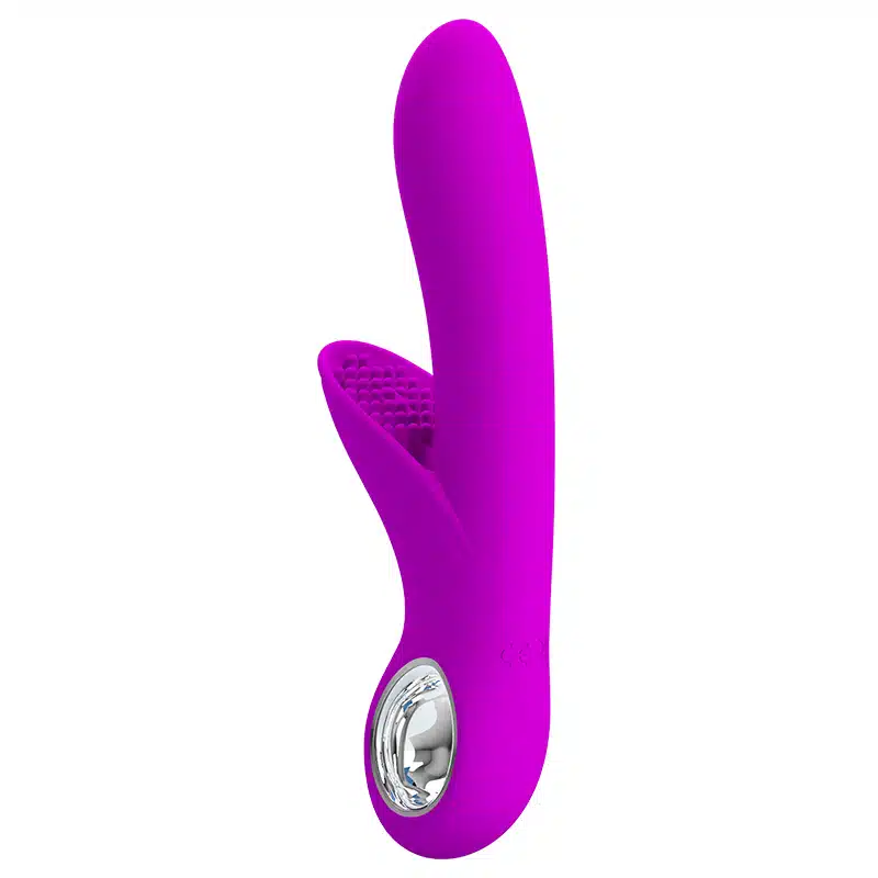 Vibrador pretty love carol Roxo flexível estimulador de ponto g e clítoris  Imagem 2