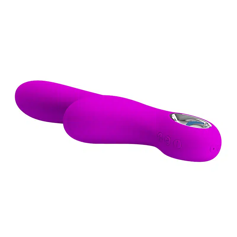 Vibrador pretty love carol Roxo flexível estimulador de ponto g e clítoris  Imagem 5