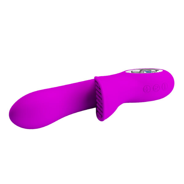 Vibrador pretty love carol Roxo flexível estimulador de ponto g e clítoris - Image 3