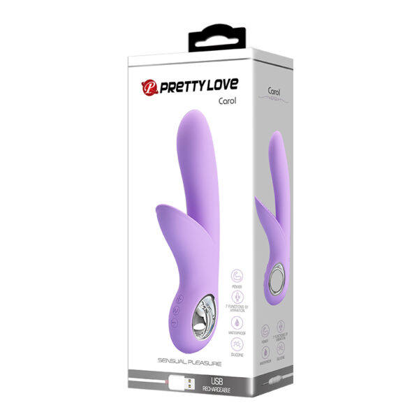 Vibrador pretty love carol flexível estimulador de ponto g e clítoris - Image 5