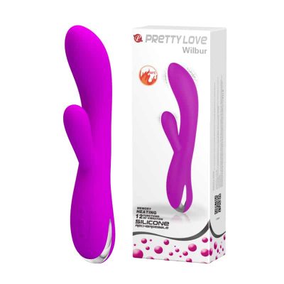 Vibrador estimulador de ponto g e clítoris recarregável Pretty love wilbur
