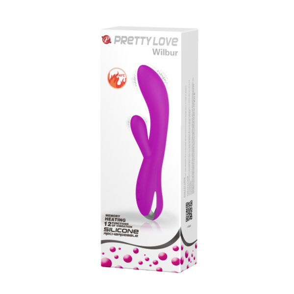 Vibrador estimulador de ponto g e clítoris recarregável Pretty love wilbur - Image 7