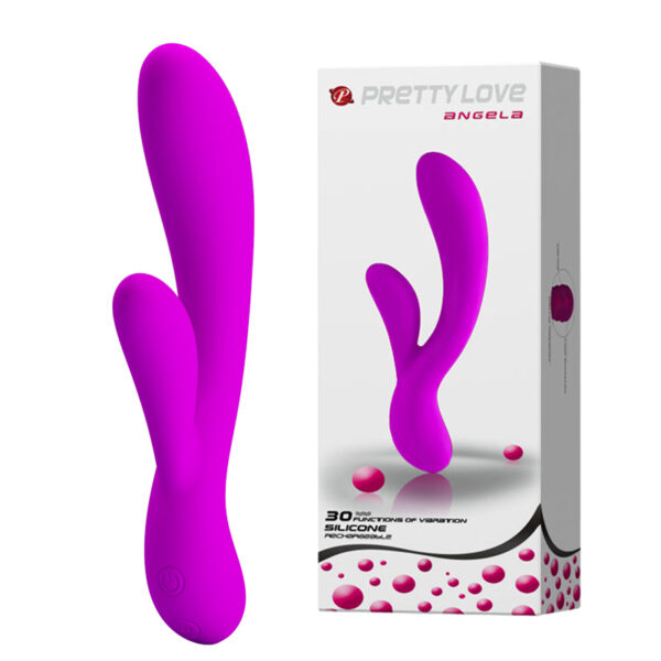 Vibrador recarregável estimulador de clítoris e ponto g Ângela