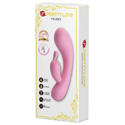 Vibrador recarregável flexível estimulador de ponto g Pretty love Hugo 9 15185532311 bi 014694 5