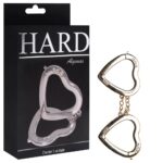 Algema De Metal Dourado Em Formato De Coração - Hard