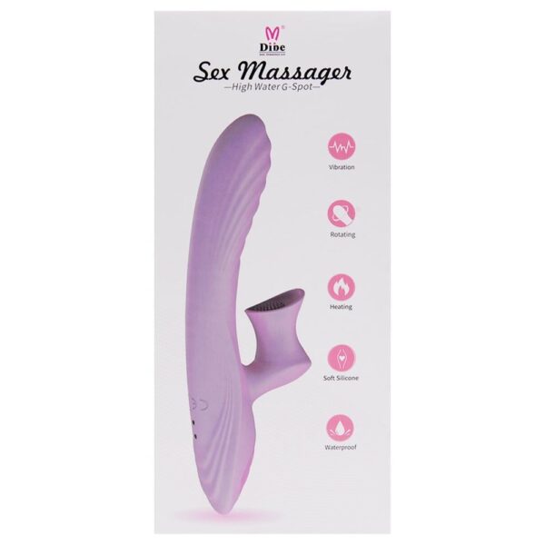 Dibe sex massager - Vibrador estimulador de ponto g e clítoris recarregável com 7 modos de vibração - Image 6