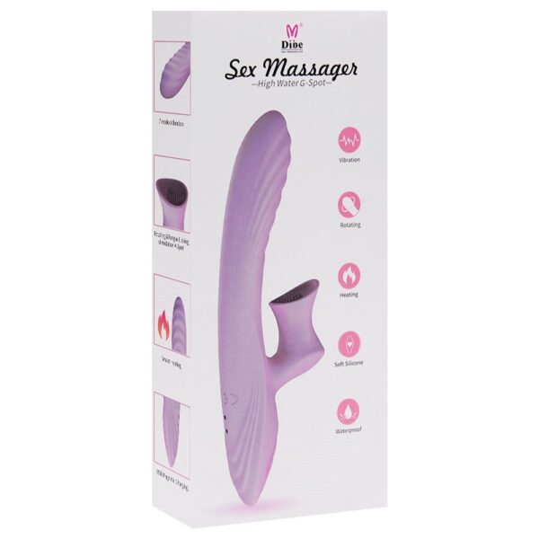 Dibe sex massager - Vibrador estimulador de ponto g e clítoris recarregável com 7 modos de vibração - Image 7