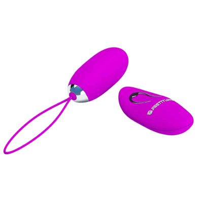 Alternative view of Pretty love jenny - Bullet recarregável com 12 modos de vibração, controle remoto sem fio e resistente à água - 7 x 3 cm