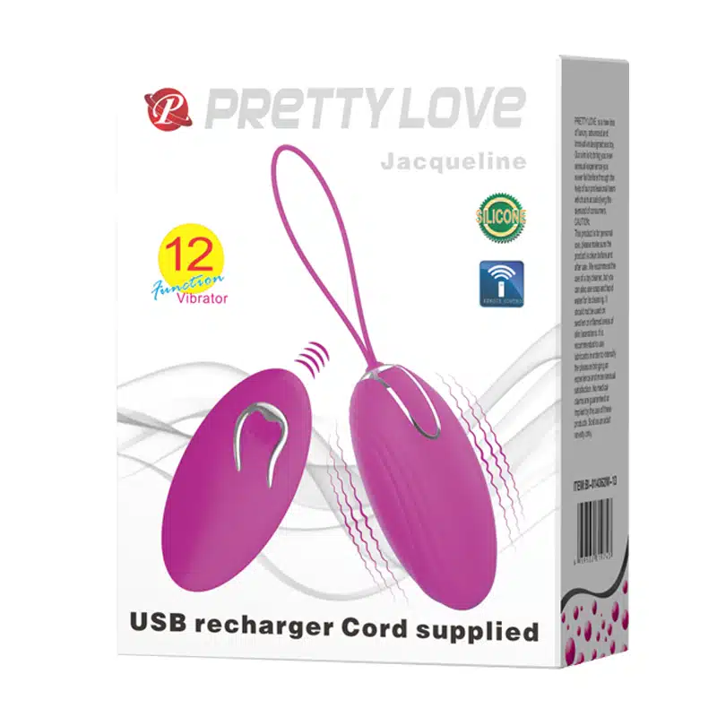 Pretty Love Jacqueline – Vibrador Bullet com Controle Remoto  Imagem 5