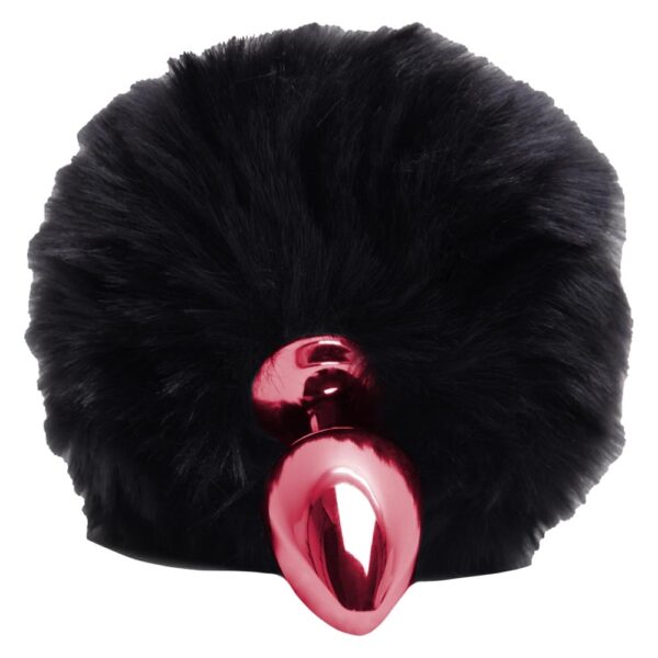 Plug De Metal Vermelho Com Rabo Pompom Escuro – Hard - Image 2