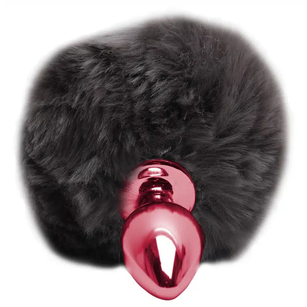 Plug De Metal Vermelho Com Rabo Pompom – Hard  Imagem 2