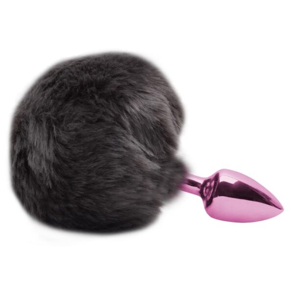 Plug De Metal Rosa Com Rabo Pompom – Hard - Image 3