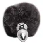 Plug De Metal Cromado Com Rabo Pompom – Hard - Imagem 2