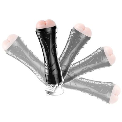 Bussy vibration - Masturbador lanterna em cyberskin com forma de Ânus, vibração multivelocidade e ventosa - 24,8 cm 9 15187391967 si1481 04