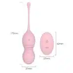Rolling bolas de pompoarismo com vibro e controle s-hande - Imagem 6