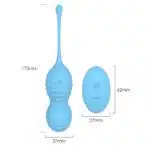 Rolling bolas de pompoarismo com vibro e controle s-hande - Imagem 7