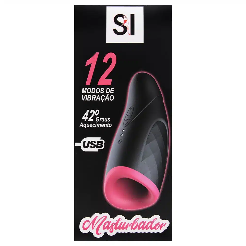 Masturbador masculino formato de lanterna com 12 modos de vibração e aquecimento  Imagem 11