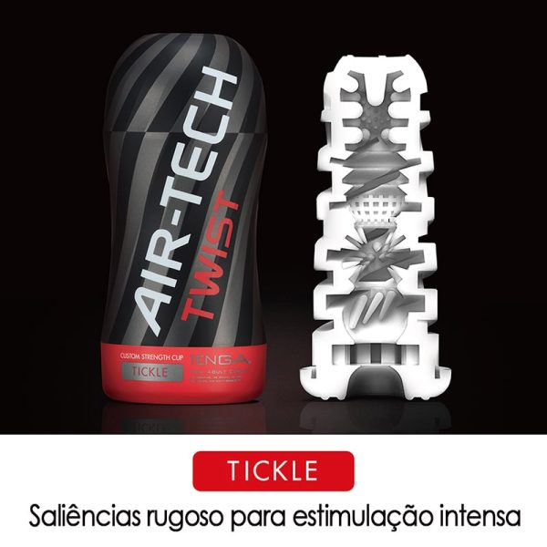Tenga air tech twist tickle - Copo masturbador com textura interna - Image 3