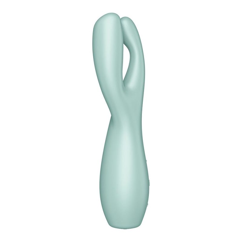 Satisfyer Threesome 3 Verde - Vibrador e estimulador de clitoris - Imagem 8