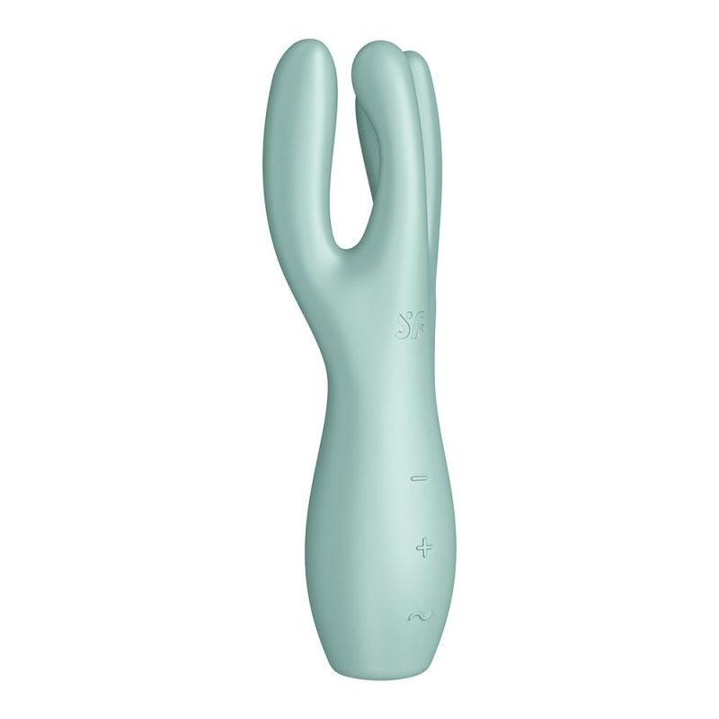 Satisfyer Threesome 3 Verde - Vibrador e estimulador de clitoris - Imagem 7