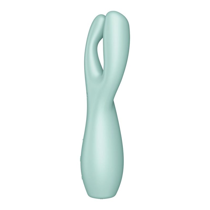 Satisfyer Threesome 3 Verde - Vibrador e estimulador de clitoris - Imagem 3