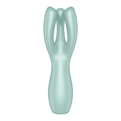 Alternative view of Satisfyer Threesome 3 Verde - Vibrador e estimulador de clitoris