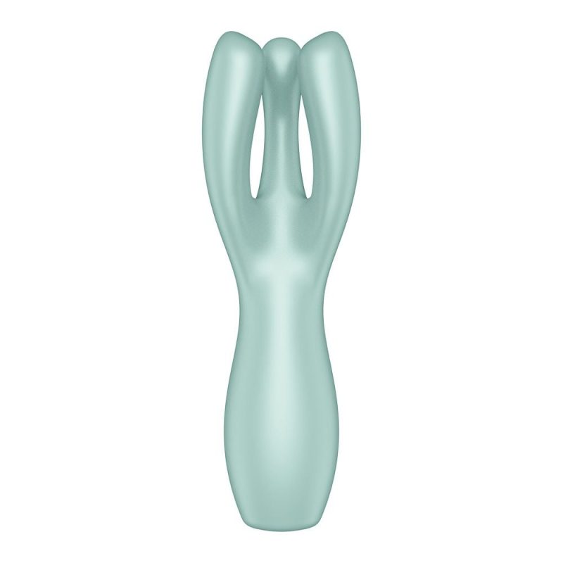 Satisfyer Threesome 3 Verde - Vibrador e estimulador de clitoris - Imagem 2