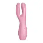 Satisfyer Threesome 3 na cor rosa - Vibrador e estimulador de clitoris - Imagem 7