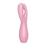 Satisfyer Threesome 3 na cor rosa - Vibrador e estimulador de clitoris - Imagem 3