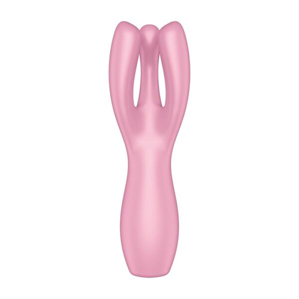 Satisfyer Threesome 3 na cor rosa - Vibrador e estimulador de clitoris - Image 10