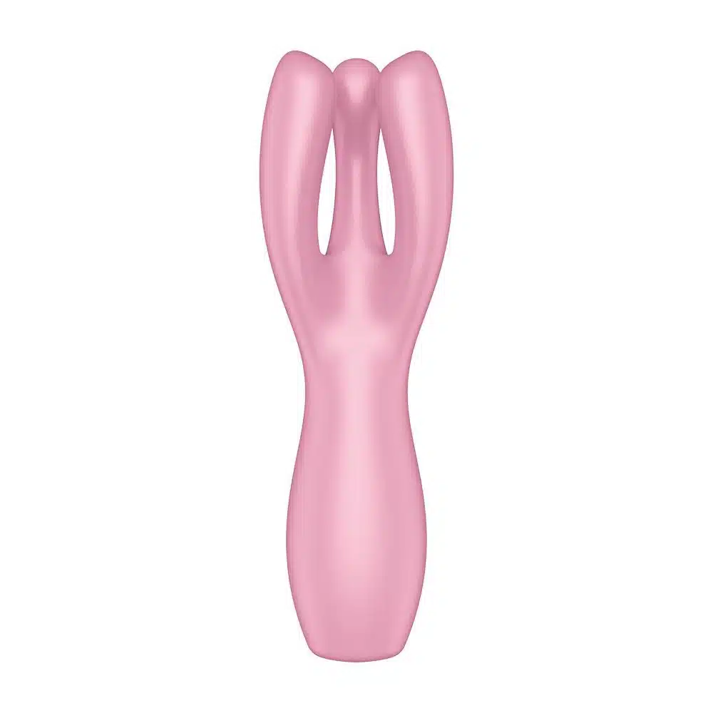 Satisfyer Threesome 3 na cor rosa  Vibrador e estimulador de clitoris  Imagem 10