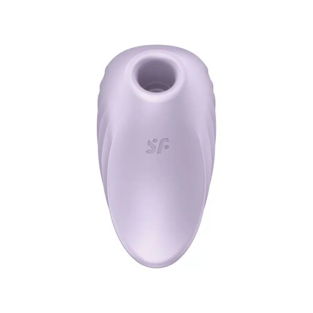 Vibrador Satisfyer Pearl Diver Violet Air Pulse duplo  Imagem 4