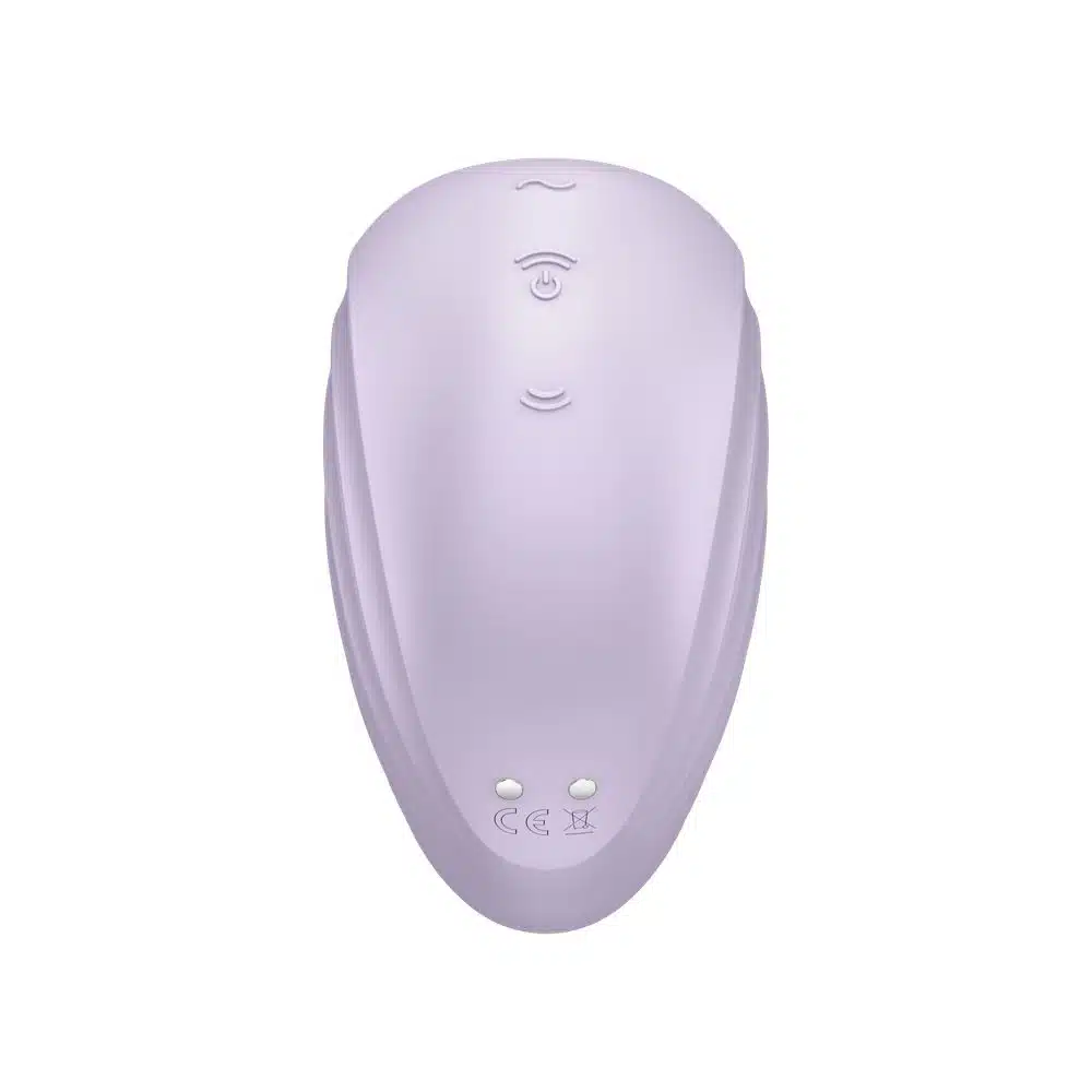 Vibrador Satisfyer Pearl Diver Violet Air Pulse duplo  Imagem 6