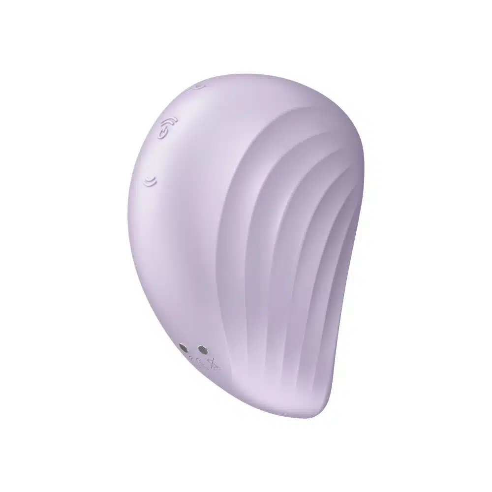Vibrador Satisfyer Pearl Diver Violet Air Pulse duplo  Imagem 5