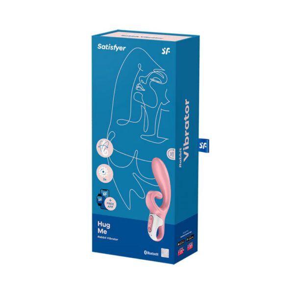 Satisfyer Hug Me Pink - Vibrador de ponto G e estimulador clitoriano - Image 4