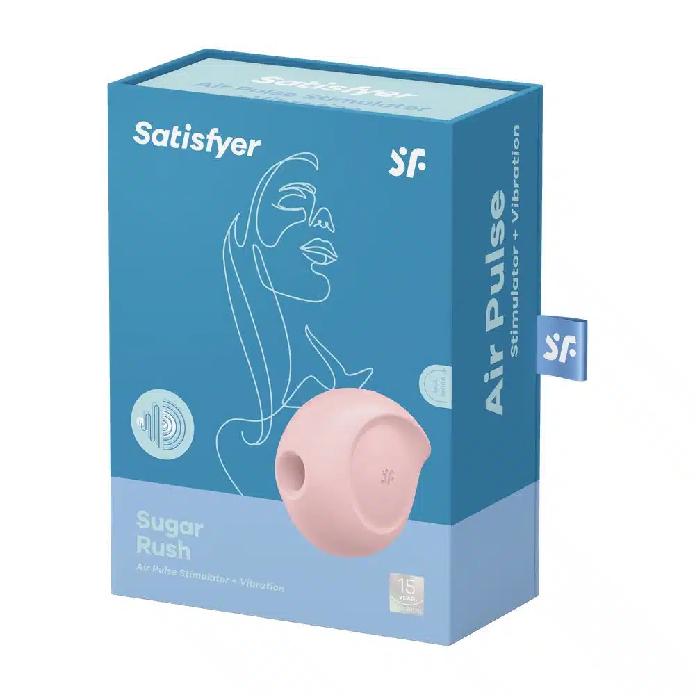 Satisfyer Sugar Rush Rose  Vibrador de clitoris com Pulsador ondas de pressão  Imagem 6