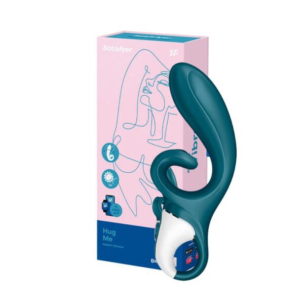 Satisfyer Hug Me Verde - Vibrador de ponto G e estimulador clitoriano com APP - Image 2