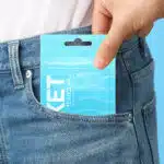 Tenga pocket wave line - Masturbador masculino descartável com textura em relevo - Imagem 4