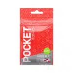 Masturbador masculino descartável com textura em relevo - Tenga pocket block Edge - Imagem 5