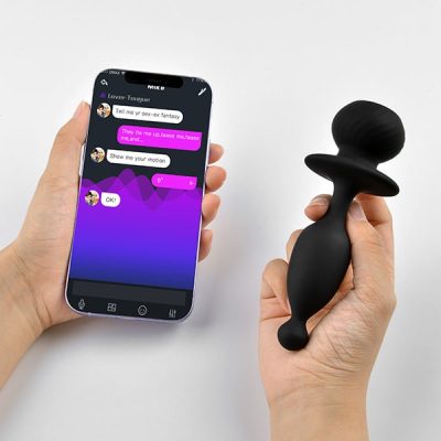 Plug anal cônico recarregável com cauda de coelho, 7 modos de vibração e controle por aplicativo - Magic bunny 13 15194948602 mm023 05