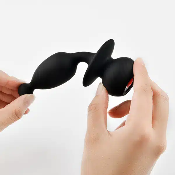 Plug anal cônico recarregável com cauda de coelho, 7 modos de vibração e controle por aplicativo - Magic bunny - Imagem 5