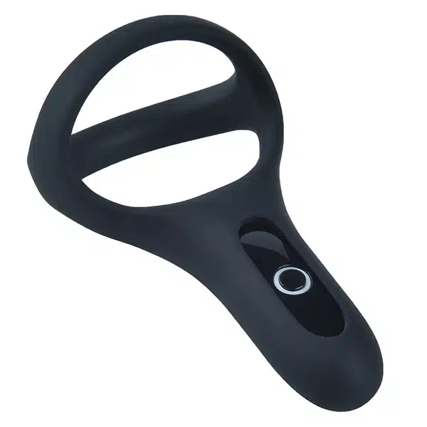 Anel peniano duplo recarregável em silicone com 7 modos de vibração com controle via aplicativo - Magic motion rise - Imagem 3
