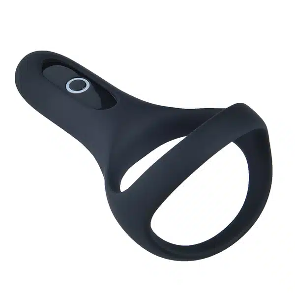 Anel peniano duplo recarregável em silicone com 7 modos de vibração com controle via aplicativo - Magic motion rise - Imagem 6