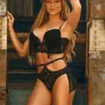 Conjunto Texas preto decote V - Segredo Lacrado