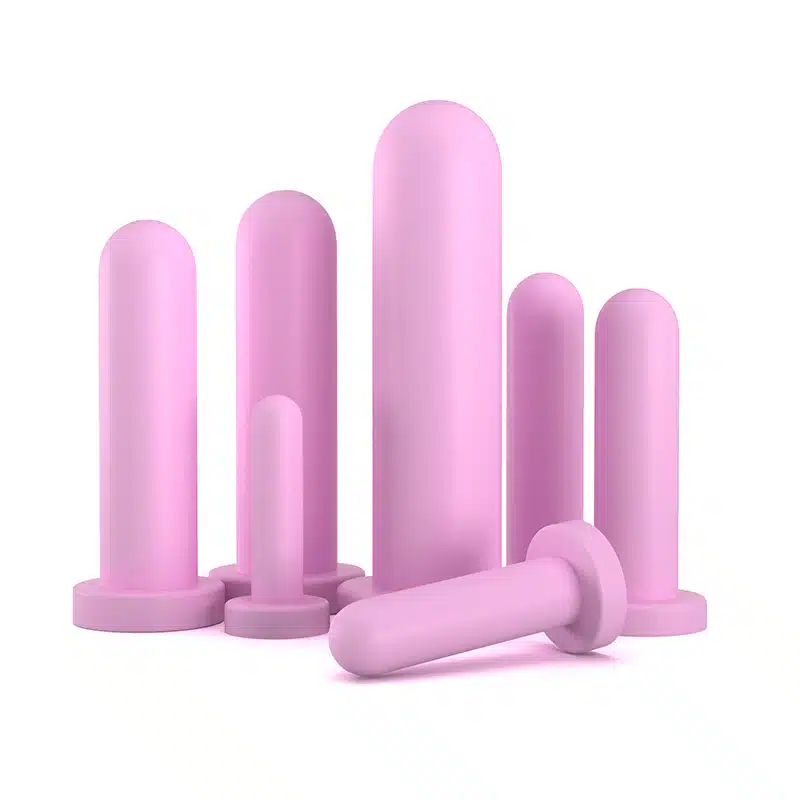 Ella  kit de dilatadores ginecológicos em silicone médico com 7 tamanhos diferentes Rosa  Imagem 2